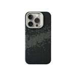 Carbon Design Magsafe Case with Metal Lens Stand for iPhone 16 Pro Max